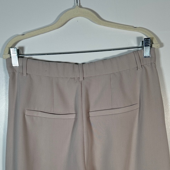 Abercrombie & Fitch High Rise Wide Leg Trousers Size 12 Beige CBK Style - Picture 13 of 15